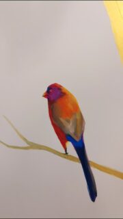 C est fini!!! ☀️🤗🤩🥳 #artcontemporain #peinturemurale #fresque #oiseaux #arbre 
By Sybille M