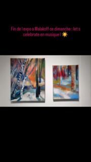 Peut-être une occasion de se retrouver ?
dimanche 15 février / finissage expo à Malakoff à partir de 17h (en musique ! Bertrand Mathiaud au piano)
Je y serai à partir de 15h.
Pour tous ceux qui veulent voir les peintures sur la forêt et le livre "Forêt sibylline", des encres "la part animale", les compositions TETRIS ETE, il y aura un peu de toutes ces thématiques lors de cette exposition dans l'appartement d'une amie.
Horaires : 17h-20h lundi - jeudi - vendredi + WE : 15h-20h
+ sur RV : T-06 64 70 46 18
Lieu : Chez Marie-Héléne Dessommes, 39 rue Hoche 92240 Malakoff