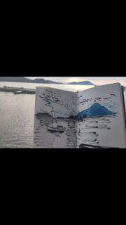 Carnet de croquis dans les Cyclades #milos